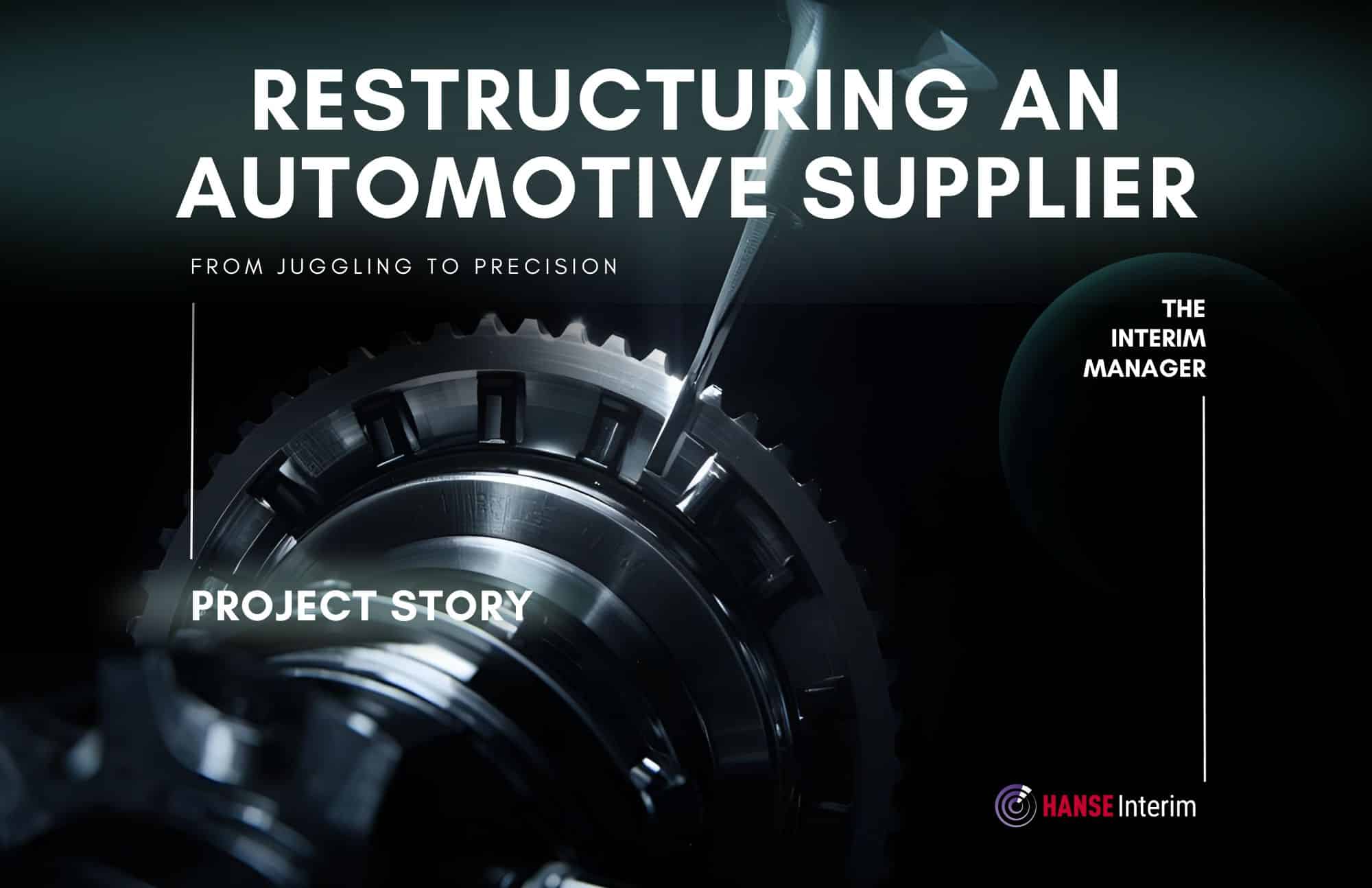 Restructuring an Automotive Supplier